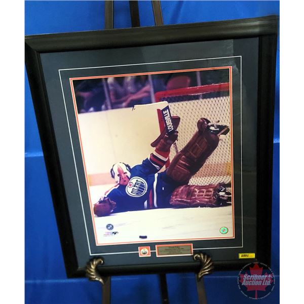 GRANT FUHR Autographed Photo / Pin / Plaque Signed 16 x 20 Photograph :  (COA #NR00360132 : PRO AM S