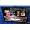 Image 1 : FINAL GAME AT REXALL PLACE - APRIL 6, 2016 COA on Back "This Frame contains an authentic piece of ga