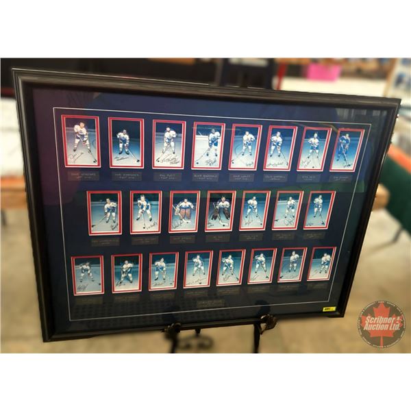 "EDMONTON OILERS 1979-80" (Wayne Gretzkys Rookie Year) Player Postcards (23) with Player Plaques ~ P