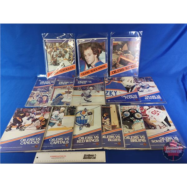 NHL Official Magazines of the Edmonton Oilers (14) - Oilers vs Kings : November 25, 1981 - Oilers vs