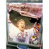 Image 2 : Wayne Gretzky Edmonton Oilers : Stanley Cup Photograph (COA #NR03283419) (AJW Sportscards) ~ Profess