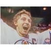 Image 6 : Wayne Gretzky Edmonton Oilers : Stanley Cup Photograph (COA #NR03283419) (AJW Sportscards) ~ Profess