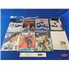 Image 1 : Variety of Ephemera :  Hockey Magazines - Variety (7) ; ESSO Hockey Stars TV Cash Game Clipping "Pau