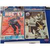 Image 4 : Variety of Ephemera :  Hockey Magazines - Variety (7) ; ESSO Hockey Stars TV Cash Game Clipping "Pau