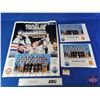 Image 1 : Collector Combo: 1984 Stanley Cup Champions Poster (GULF & OILERS) &  (2) Team Photos (1983-1984) Ed