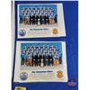 Image 3 : Collector Combo: 1984 Stanley Cup Champions Poster (GULF & OILERS) &  (2) Team Photos (1983-1984) Ed