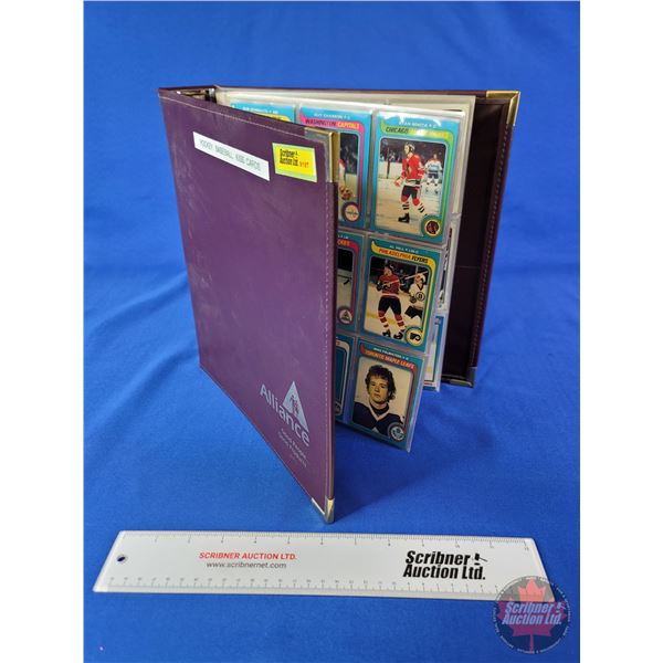 Binder Lot Variety of Sports Collector Cards (1970's ; 1990's ; 2000's) (240) & KISS Collector Cards