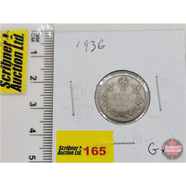 Canada Ten Cent 1936 (SEE PICS!)