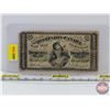 Image 1 : Dominion of Canada 1870 : Twenty Five Cent "Shinplaster" : Dickinson/Harrington