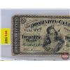 Image 2 : Dominion of Canada 1870 : Twenty Five Cent "Shinplaster" : Dickinson/Harrington