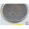 Image 3 : Province du Canada Un Sou : 1852 Half Penny : Quebec Bank Token  (SEE PICS!)