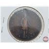 Image 4 : Province du Canada Un Sou : 1852 Half Penny : Quebec Bank Token  (SEE PICS!)