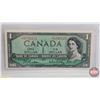Image 2 : Collector Combo ~ 1954 Canada (5) : $1 Bill ; $2 Bill; Twenty Five Cent; Ten Cent; Five Cent