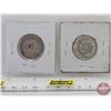 Image 4 : Canada Twenty Five Cent (2): 1937 ; 1948 (SEE PICS!)  (Listing & Descriptions are a GUIDE ONLY and a