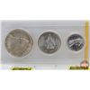 Image 2 : Canada Centennial Coins 1967 (Hardshell Case) : One Cent; Five Cent; Ten Cent; Twenty Five Cent; Fif