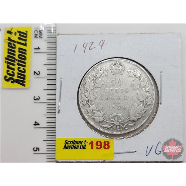 Canada Fifty Cent 1929 (SEE PICS!)  (Listing & Descriptions are a GUIDE ONLY and are subject to chan