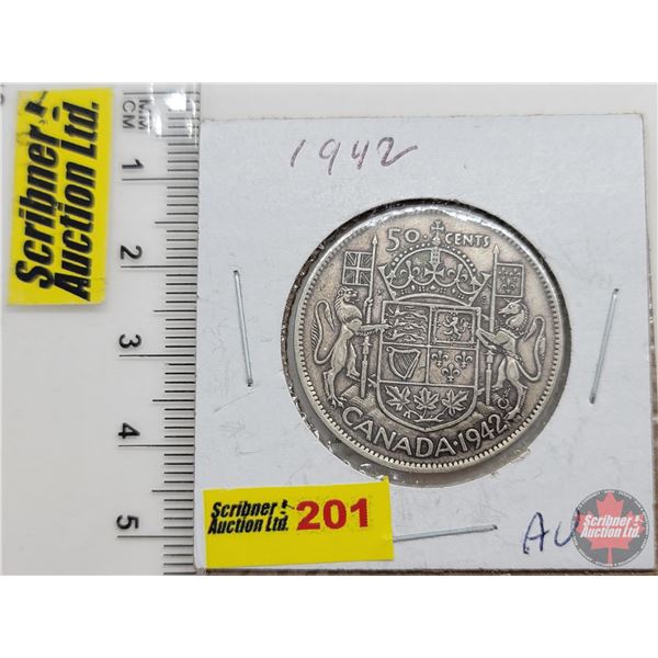 Canada Fifty Cent 1942 (SEE PICS!)  (Listing & Descriptions are a GUIDE ONLY and are subject to chan