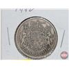 Image 2 : Canada Fifty Cent 1942 (SEE PICS!)  (Listing & Descriptions are a GUIDE ONLY and are subject to chan