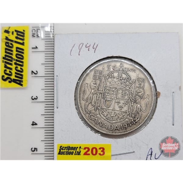 Canada Fifty Cent 1944 (SEE PICS!)  (Listing & Descriptions are a GUIDE ONLY and are subject to chan