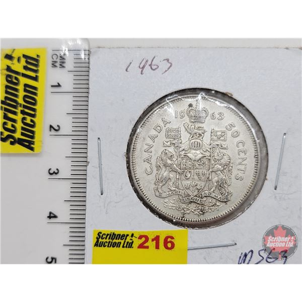 Canada Fifty Cent 1963 (SEE PICS!)  (Listing & Descriptions are a GUIDE ONLY and are subject to chan