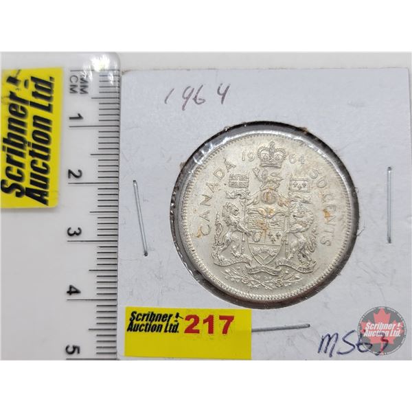 Canada Fifty Cent 1964 (SEE PICS!)  (Listing & Descriptions are a GUIDE ONLY and are subject to chan