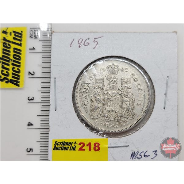 Canada Fifty Cent 1965 (SEE PICS!)  (Listing & Descriptions are a GUIDE ONLY and are subject to chan