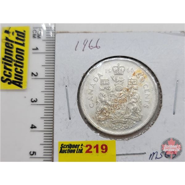 Canada Fifty Cent 1966 (SEE PICS!)  (Listing & Descriptions are a GUIDE ONLY and are subject to chan