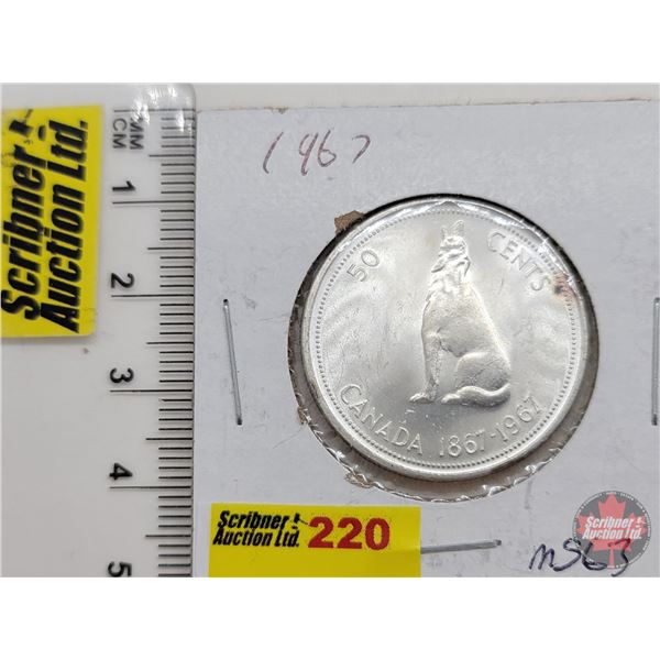 Canada Fifty Cent 1967 (SEE PICS!)  (Listing & Descriptions are a GUIDE ONLY and are subject to chan