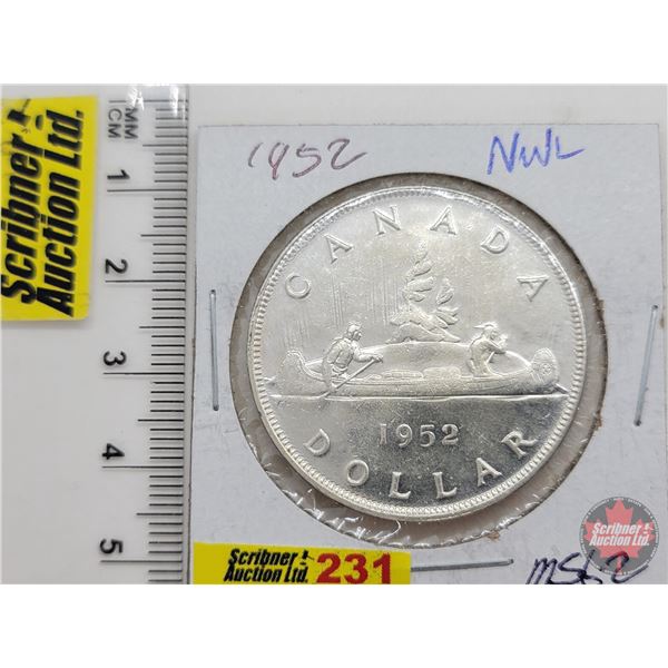 Canada Dollar 1952 NWL (SEE PICS!)  (Listing & Descriptions are a GUIDE ONLY and are subject to chan