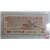 Image 8 : Collector Combo 1986 Canada (4): - Sequential $2 Bills (2) : Bonin/Thiessen #CBI7371804-805 - Fifty 