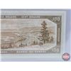 Image 5 : Canada $100 Bill 1954DF "Devil's Face" : Beattie/Coyne #AJ2343959 (BCS Cert: Extra Fine 45 Original)