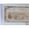 Image 6 : Canada $100 Bill 1954DF "Devil's Face" : Beattie/Coyne #AJ2343959 (BCS Cert: Extra Fine 45 Original)