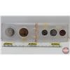 Image 1 : Canada Coins 1987 (Hardshell Case) : One Cent; Five Cent; Ten Cent; Twenty Five Cent; Dollar (SEE PI
