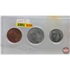 Image 6 : Canada Coins 1987 (Hardshell Case) : One Cent; Five Cent; Ten Cent; Twenty Five Cent; Dollar (SEE PI