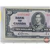 Image 2 : Bank of Canada $10 Bill 1937 : Gordon/Towers #KD3152362  (See Pics for Varieties, Conditions, Serial