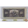Image 4 : Bank of Canada $10 Bill 1937 : Gordon/Towers #KD3152362  (See Pics for Varieties, Conditions, Serial