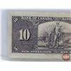 Image 5 : Bank of Canada $10 Bill 1937 : Gordon/Towers #KD3152362  (See Pics for Varieties, Conditions, Serial