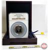 Image 1 : 1990 ISLE OF MAN : 5 CROWNS : ELIZABETH II : PENNY BLACK : SILVER PROOF  (Certified : NGC : GEM PROO