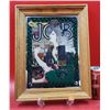 Image 1 : VTG Wooden Framed JOB Cigarette Paper Advertising Mirror