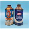 Image 1 : Fisk Dry Gas & Texaco Fuel System Conditioner Cone Top Tins - Full