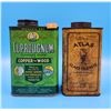 Image 1 : VTG Atlas Flake Graphite & Cuprolignum Wood Preservative Tins