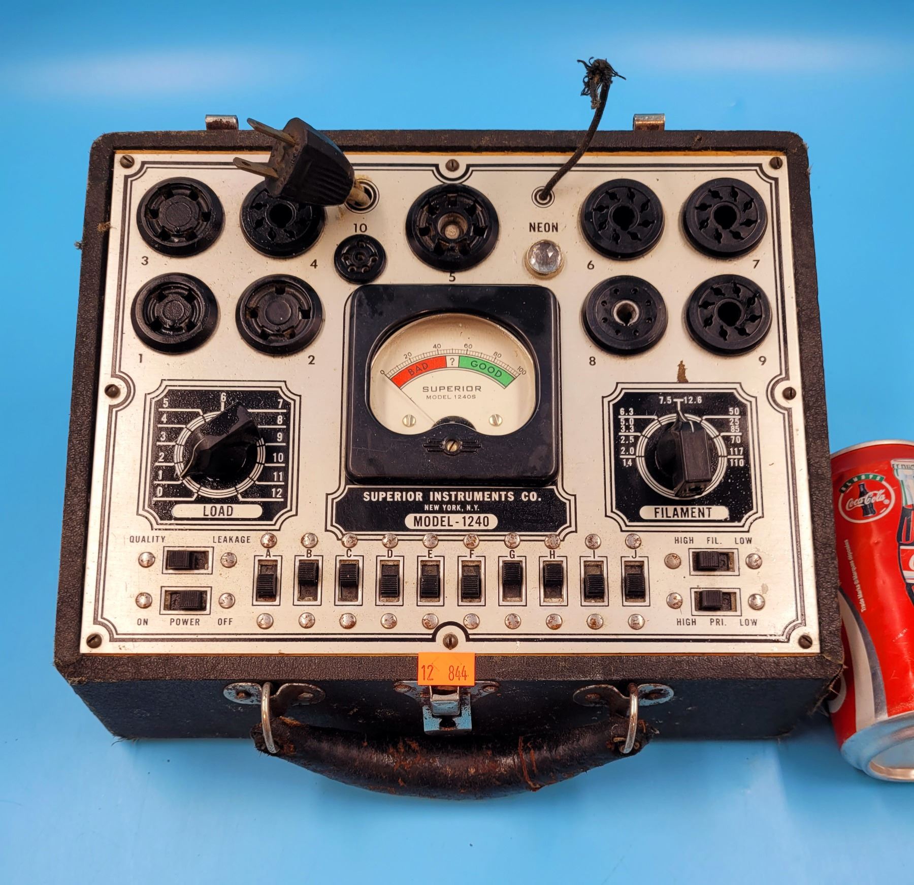 Superior Instruments Co. Model 1240 Tube Tester