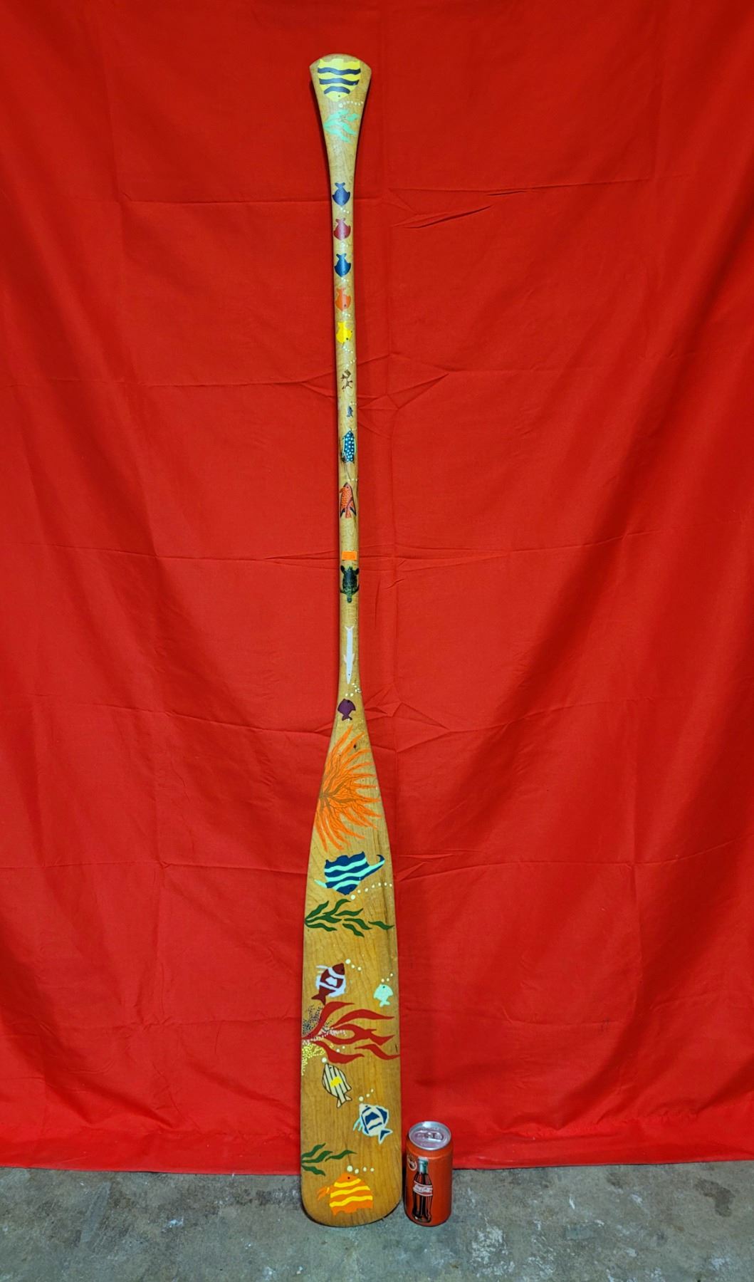 Hand-Painted Wooden Paddle