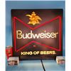 Image 1 : Budweiser King of Beers Light-Up Advertising Sign