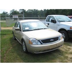 2007 FORD 500 SEL 4 DOOR SEDAN
