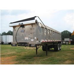 2005 EAST 28' ALUMINUM T/A DUMP TRAILER