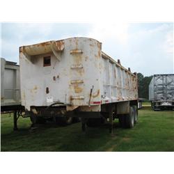 1974 CITY WELDING & MFG 28' STEEL DUMP