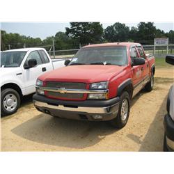 2004 CHEVROLET Z71 4X4 S/A PICKUP