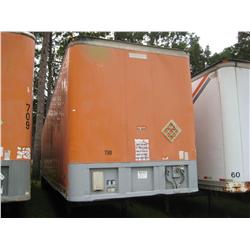 1987 FRUEHAUF 48' VAN TRAILER