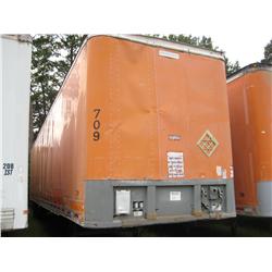 1987 FRUEHAUF 48' VAN TRAILER